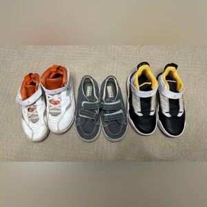 Sperry Kids Charcoal and White Sneakers